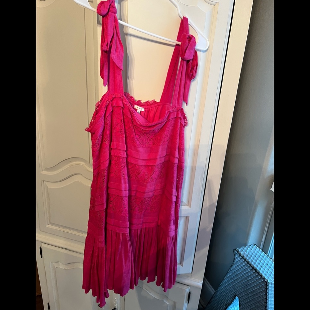 Hot pink size large hot pink dress!